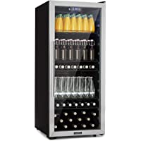 Los mejores  - Klarstein Beersafe XL - Minibar- Nevera para bebidas- Refrigerador- Silencioso- Puerta de cristal- Iluminación LED…